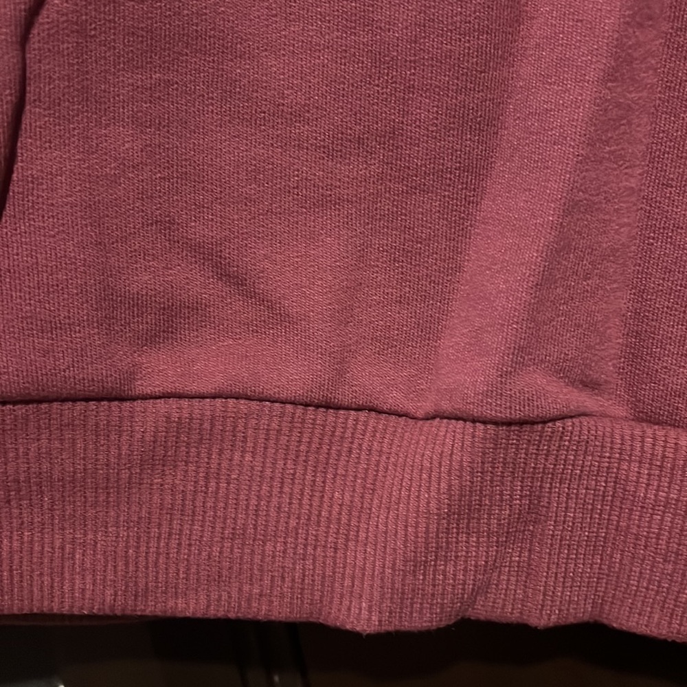 Fleeced Full Sleeves Sweat shirt - Cherry Colour - Picture 8 of 10